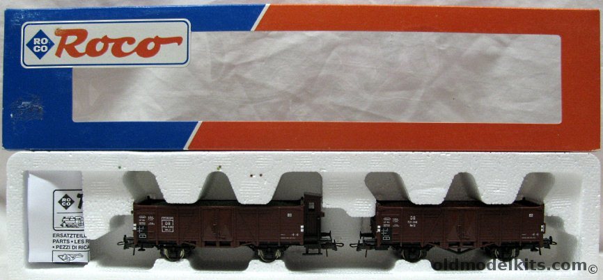 Roco HO Gondolas (2) #44152 HO Scale, 44152 plastic model kit